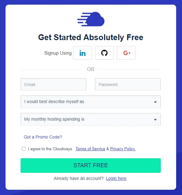Get started for Free