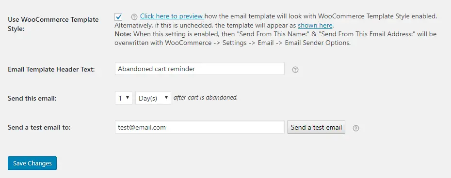 Use WooCommerce template style setting
