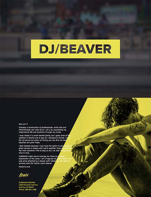 Plantilla de DJ Beaver