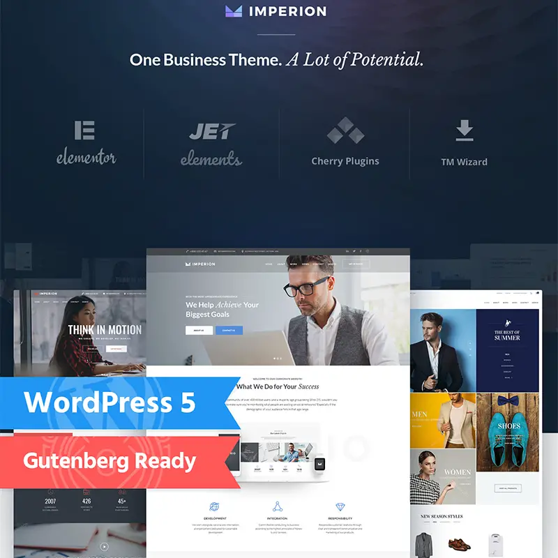 Imperion - Forretningsmarkedsføring WordPress-tema