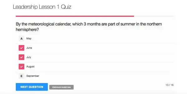 Advanced Quiz Question