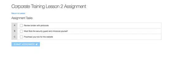 Task List Assignment Type