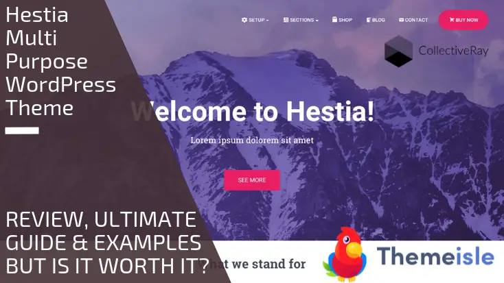 Thème Hestia pour WordPress