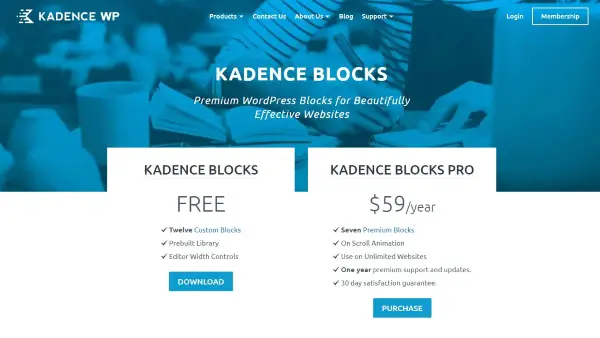 Kadence-blokker