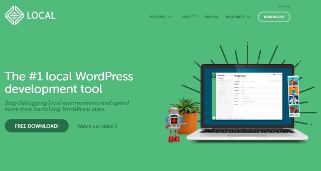 Set up a local installation to customize your WordPress theme
