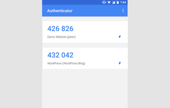 genereer code voor Joomla Google authenticator