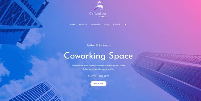 Astra Co Working Business WordPress Starter-Site