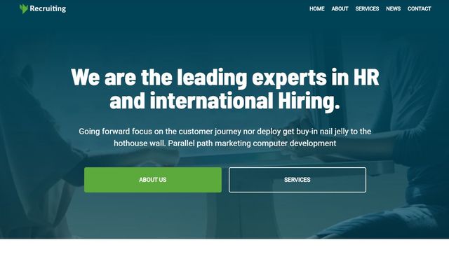 Neve Recruitment Agency - tema de negócios do wordpress