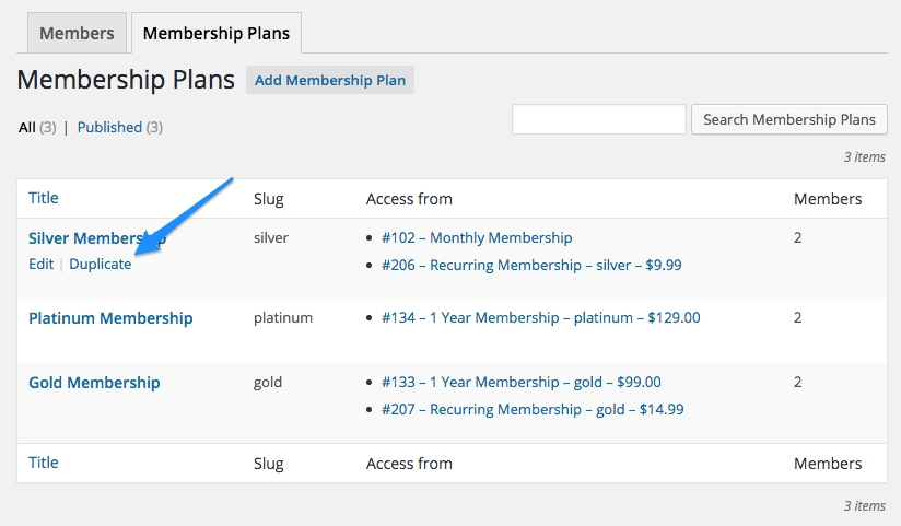 woocommerce memberships planer