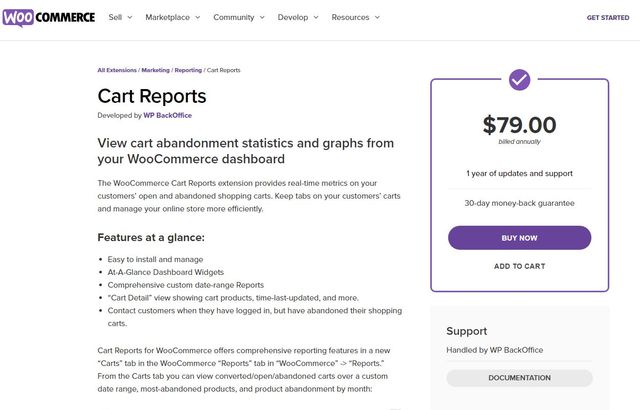 Cart Reports