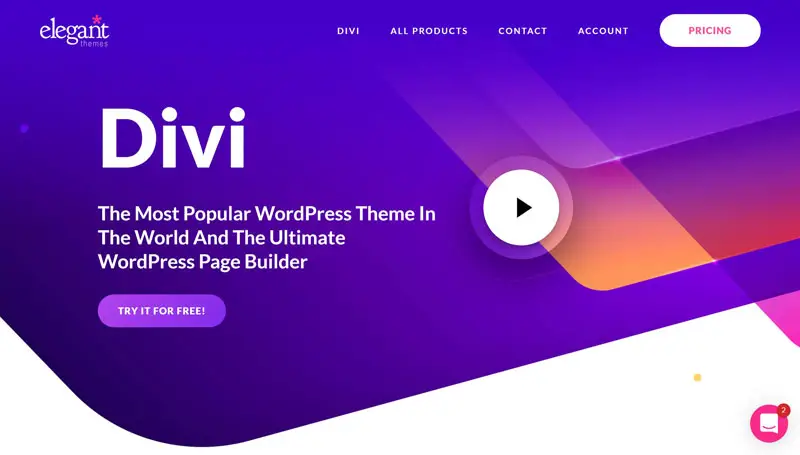 Divi WordPress theme and page builder
