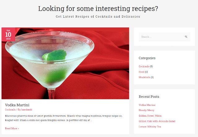 Astra Food and Drink Blog