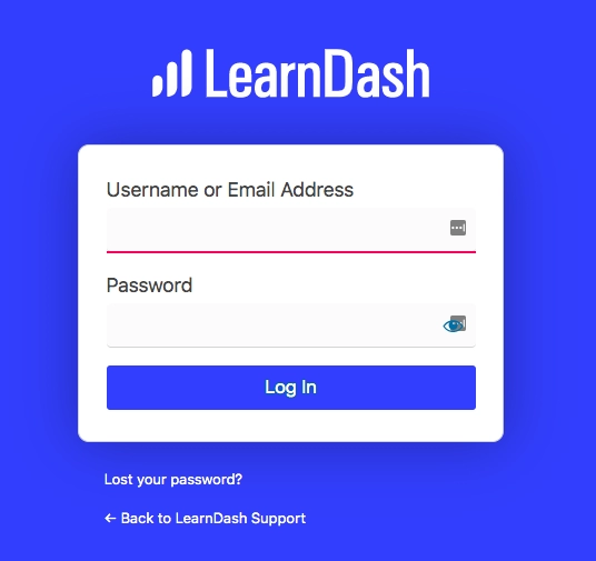 learndash støtte og dokumentation