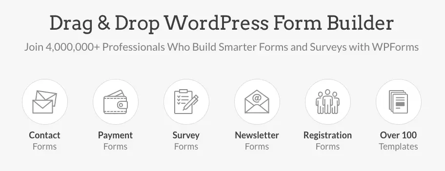 wp forms drag and drop wordpress form builder