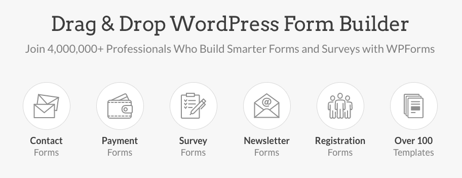 wp forms drag and drop wordpress form builder