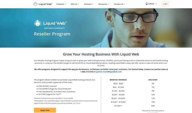 Forhandler web hosting