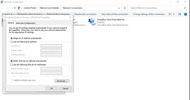 Reset your IP and DNS to default in Windows