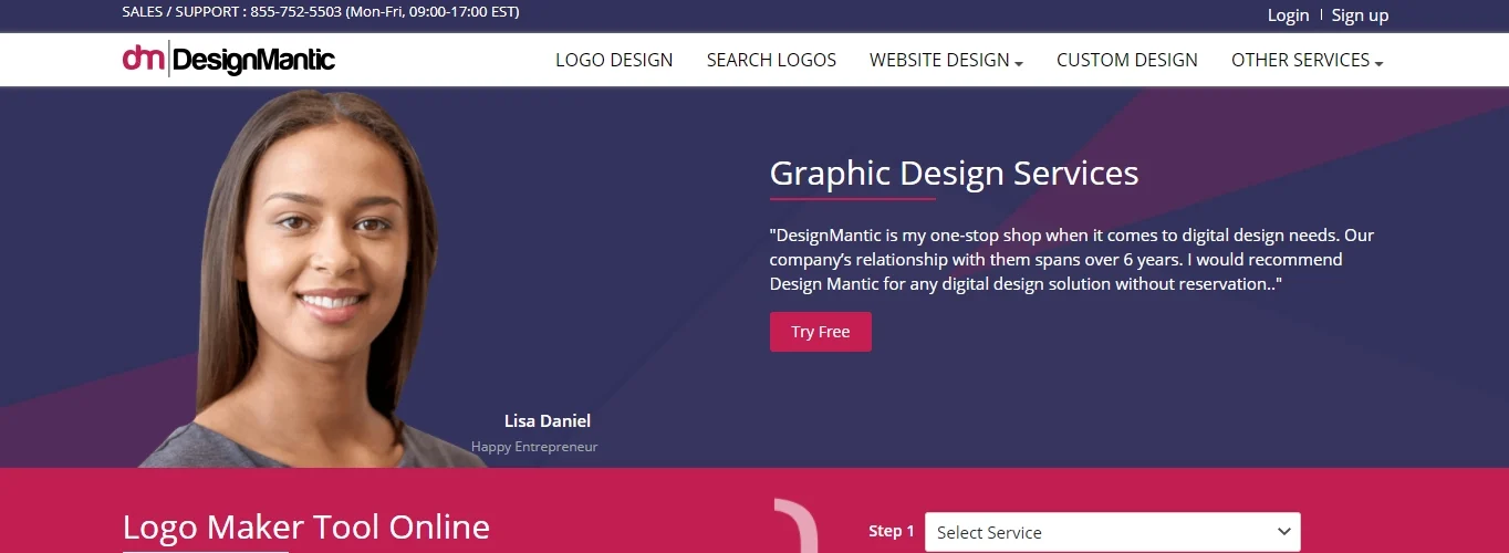 www.DesignMatic.com è un creatore di logo