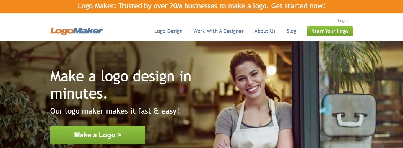 LogoMaker.com designer av logoer på www.LogoMaker. Med