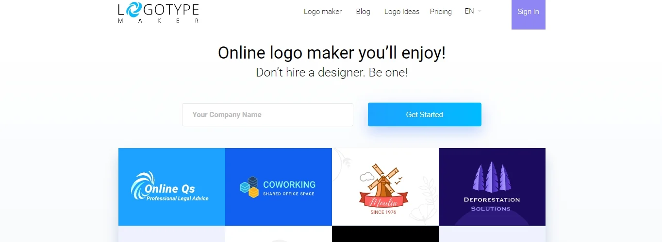 LogoTypeMaker ist ein Logo-Generator, der unter www.LogoTypeMaker.com zu finden ist