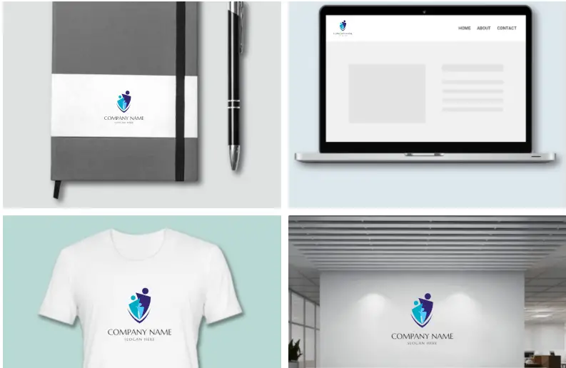 DesignEvo Review, en gratis og brugervenlig Online Logo Maker Forhåndsvisninger af logoer