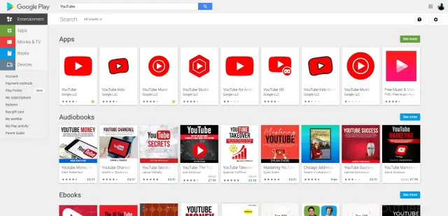 YouTube pour PC