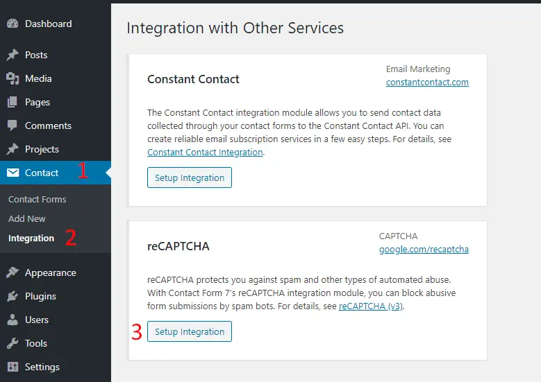 formularz kontaktowy 7 integracja