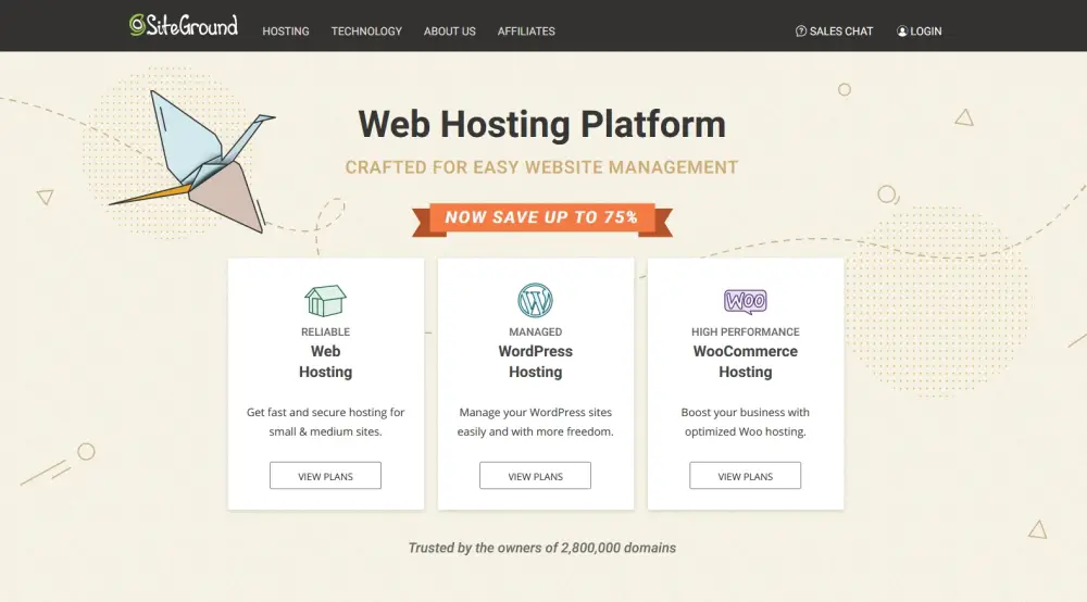 SiteGround hosting -arvostelu 2021