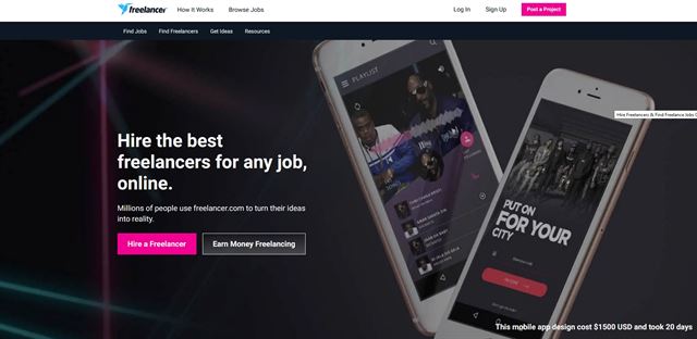 Freelancer.com - voor freelance ruby-ontwikkelaars