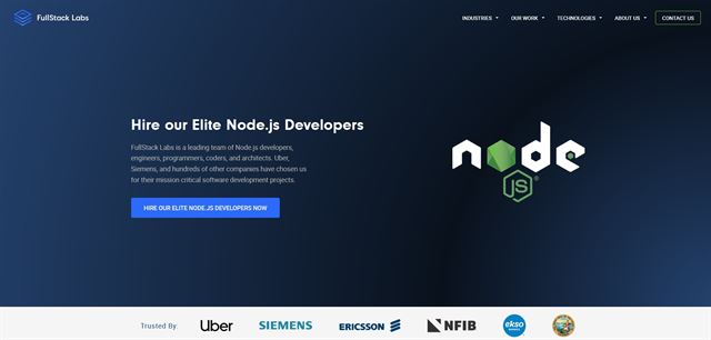 FullStack Labs - node.js verktaki til leigu