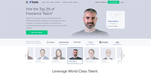 Toptal - hire vetted react.js developers
