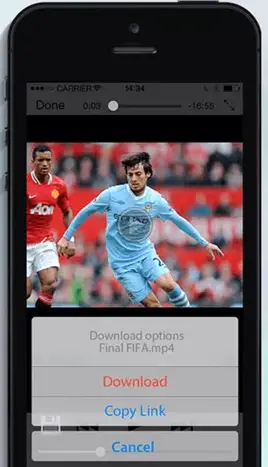 Video Downloader er en af ​​de bedste gratis videodownloader-apps til iPhone.