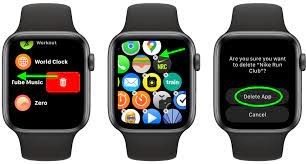 usuwać aplikacje apple zegarek