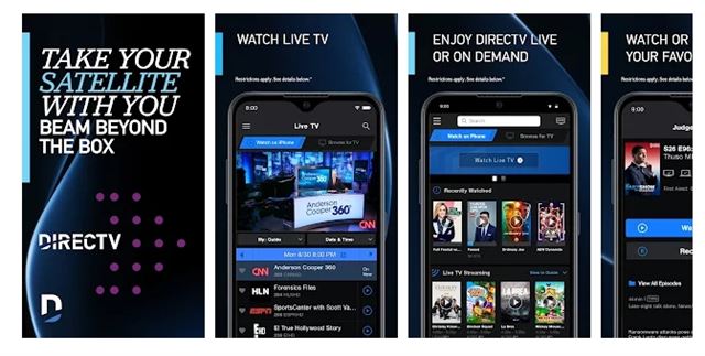 Features of the Direct TV App