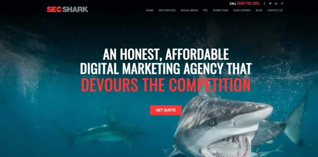 SEO Shark - Meilleures sociétés de référencement en Australie