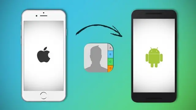 Como transferir contatos do Android para o iPhone