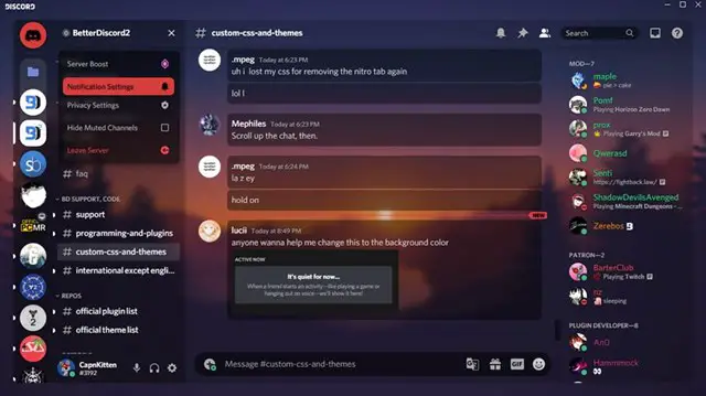 Frosted Glass Better Discord theme
