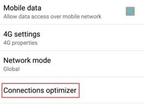 turn off connection optimizer android to disable wifi turning off