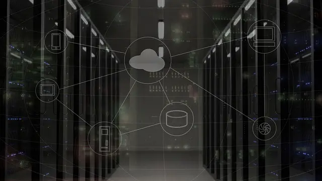 Os servidores físicos são usados ​​em serviços de computação em nuvem