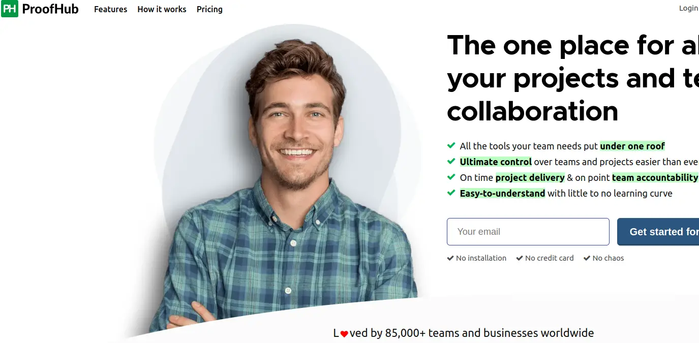 ProofHub All in One Project Planning Software No Per User Fee