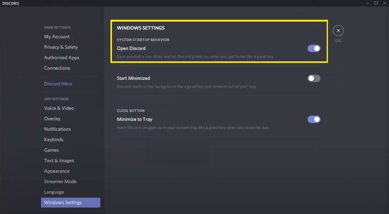 stop discord system startup fix
