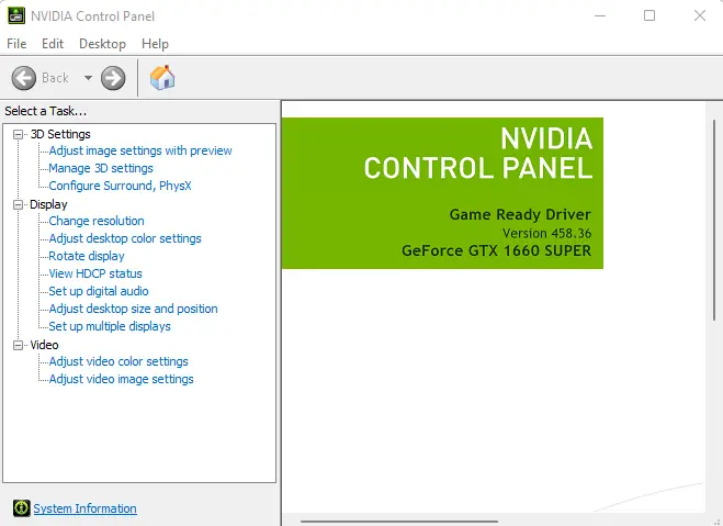 Sådan rettes NVIDIA-kontrolpanelet, der ikke åbner / bliver ved med at lukke / går i stykker