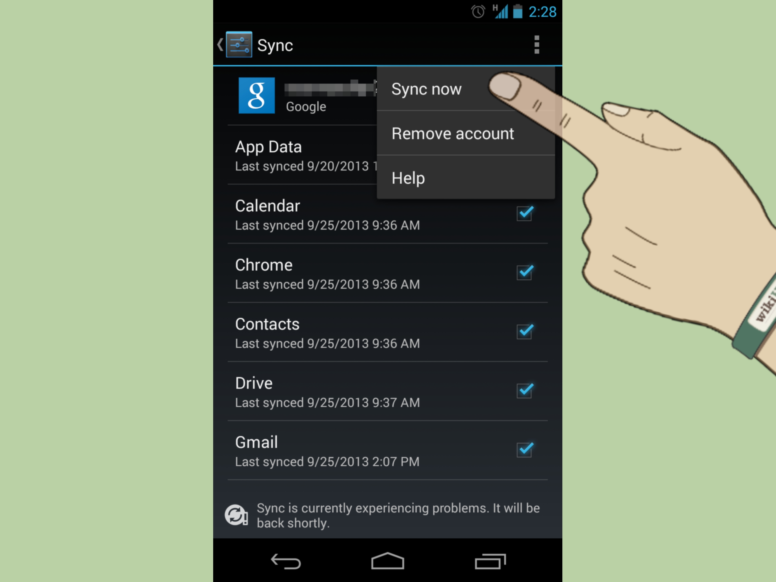 Synchroniser les contacts Google avec Android