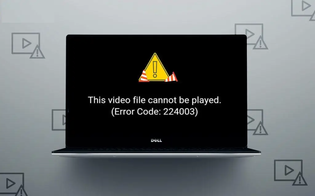 (Poprawka) Nie można odtworzyć tego pliku wideo — (kod błędu: 224003)