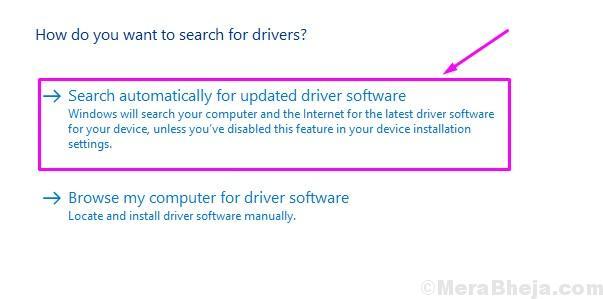 Pesquisa automaticamente para software de driver atualizado