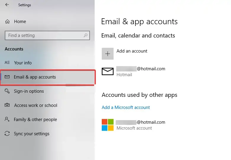 Verify the Microsoft account1
