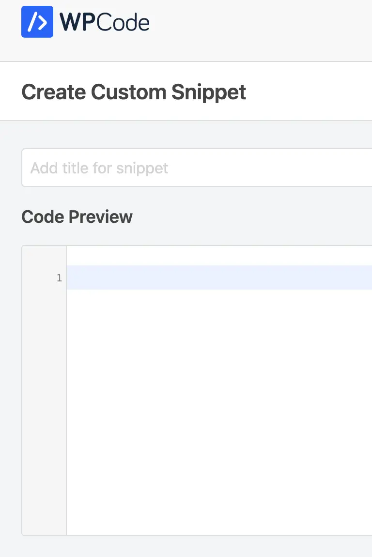 create custom javascript snippet