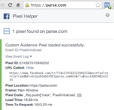 facebook pixel helper pour vérifier l'installation de wordpress