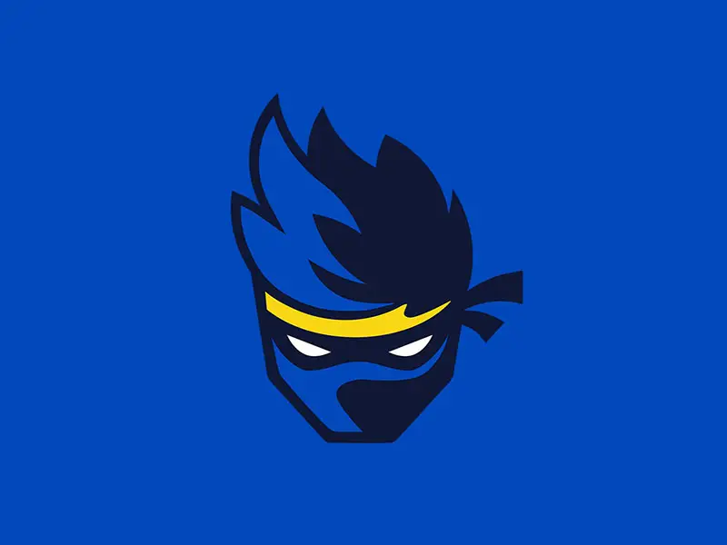 logotipo de juego ninja