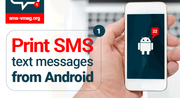 How to Print Text Messages From Android